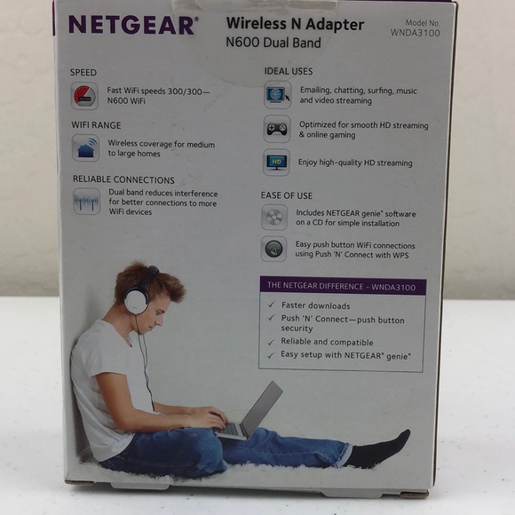 Netgear Wireless N Adapter - Picture 2 of 2